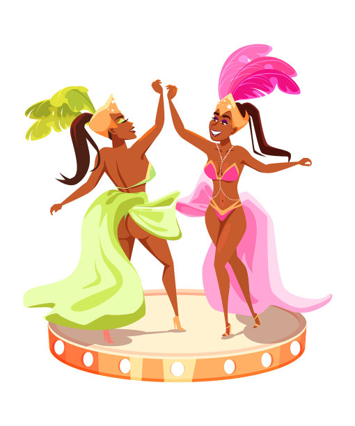 广受欢迎的巴西狂欢节活动广告海报图片下载