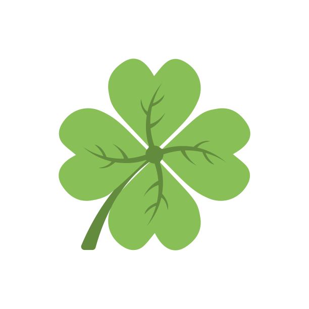 绿叶图标在平面设计风格。图片下载