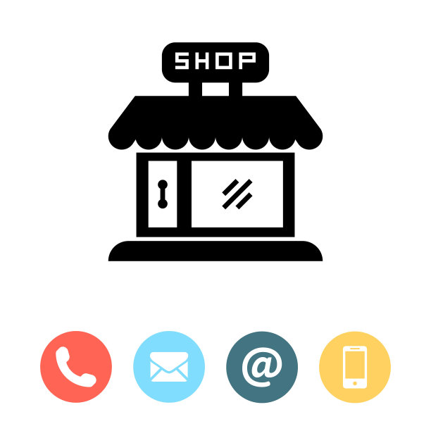 商店商店简单的图标标志图片下载