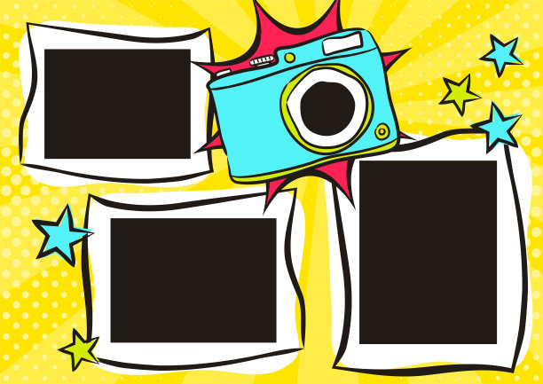 儿童图片集波普艺术风格图片下载