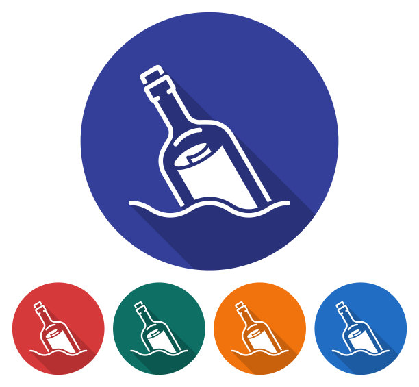 瓶子图标中的信息图片下载