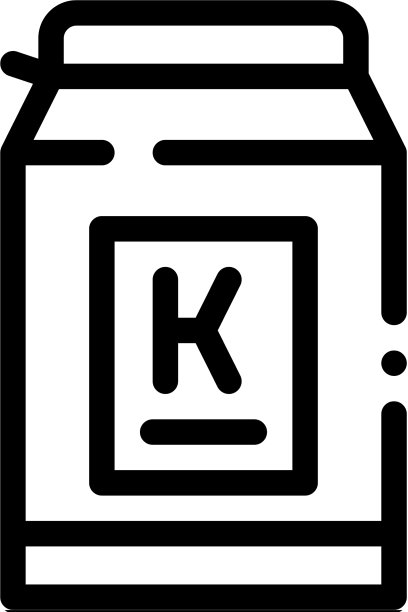 酸牛奶罐图标轮廓图片下载