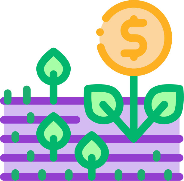 金钱树的领域图标轮廓图片下载