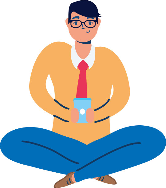 年轻人用智能手机坐着图片下载