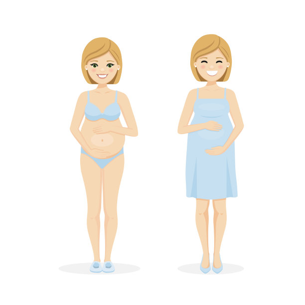 穿着内衣和衣服的漂亮孕妇图片下载