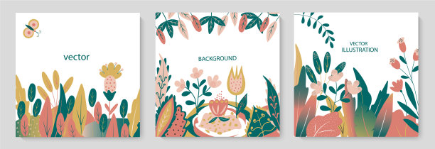 设置抽象背景时尚横幅图片下载