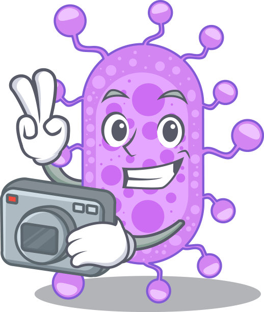 作为专业的分枝杆菌吉祥物设计图片下载