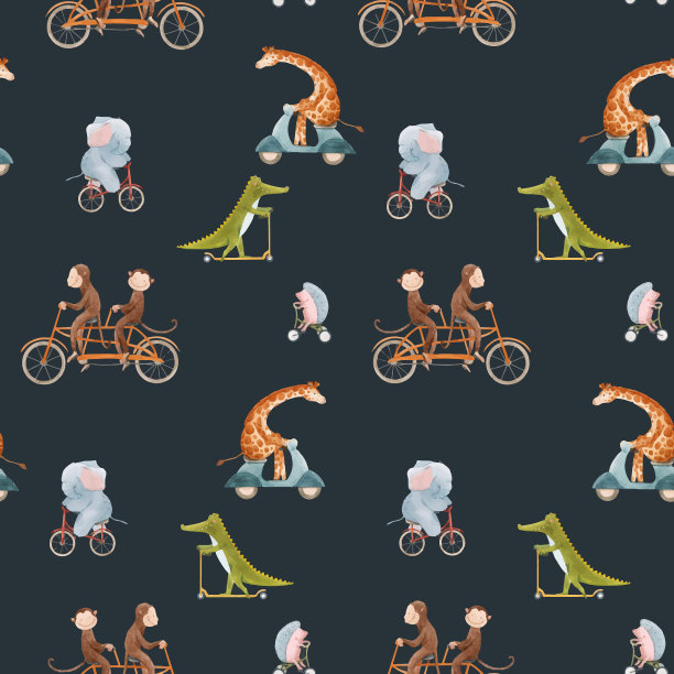 漂亮的无缝图案，适合儿童使用图片下载