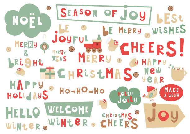 圣诞节的短语图片下载