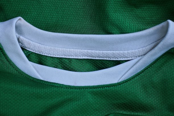 织物的质地是白色条纹上的绿色合成物质图片下载