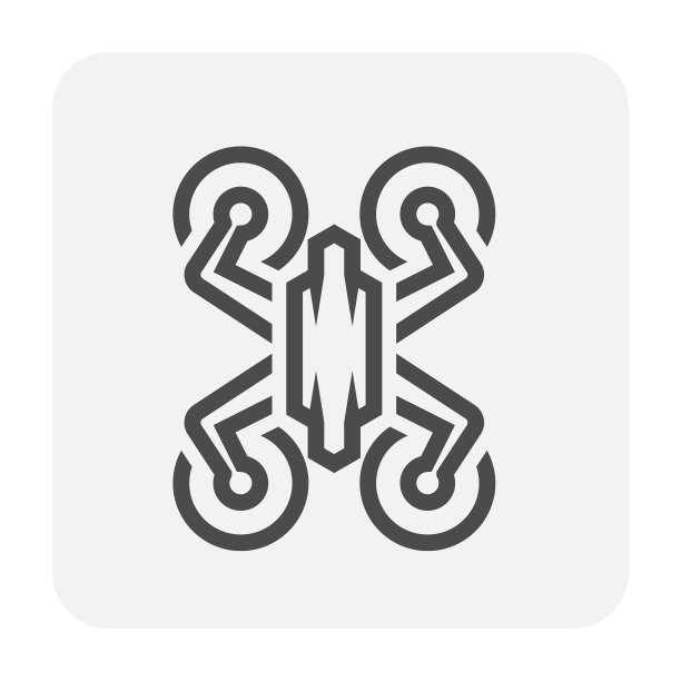 无人驾驶飞机设备图标图片下载