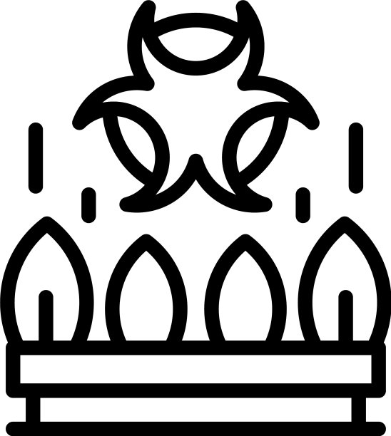 生物危害植物图标轮廓风格图片下载