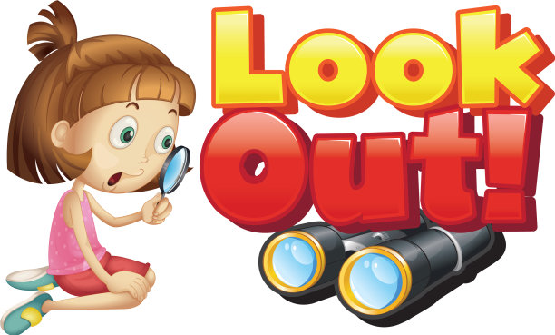 字体设计字看与女孩看图片下载