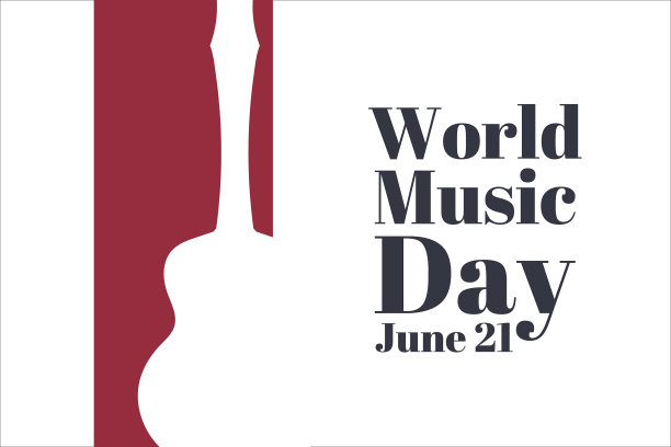 6月21日世界音乐日节日概念图片下载