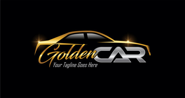金色汽车标志标志图片下载