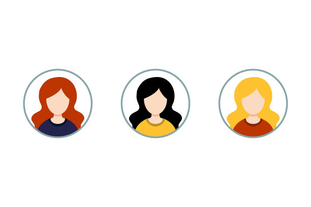 收藏肖像或头像女性卡通图片下载