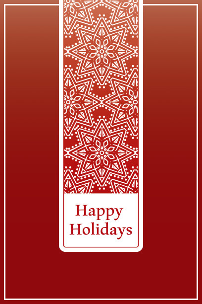 矢量开放式封面为书，杂志或贺卡新年，圣诞节或婚礼在冬季风格剪纸抽象雪花图片下载