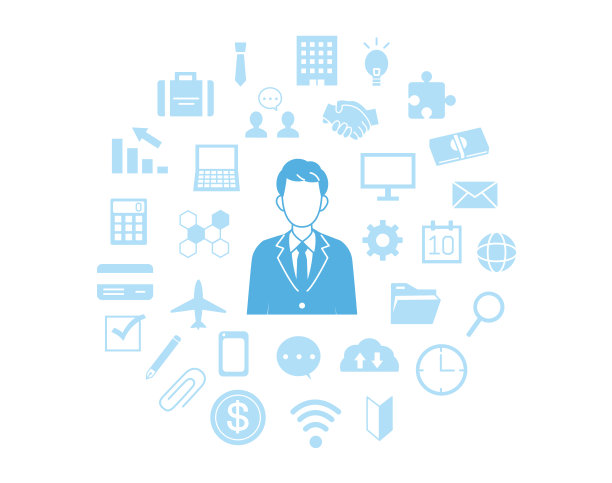 商人图标集图片下载