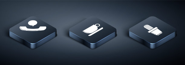 设置等距电话听筒和语音泡泡聊天，仙人掌和多汁在壶和咖啡杯扁平图标。向量图片下载