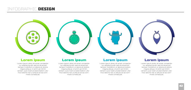 左轮手枪气缸，水壶水壶，牛仔和手帕。业务信息模板。向量图片下载