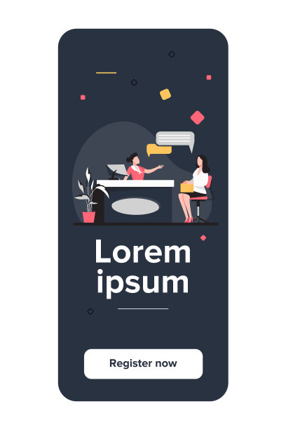 顾客和经理在前台交谈图片下载