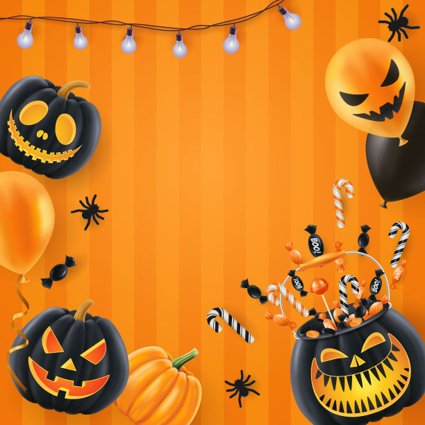 万圣节背景素材ID：385138122