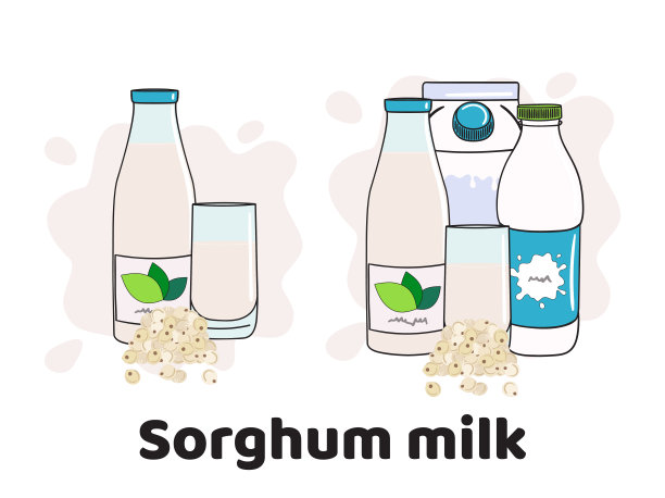 模板与牛奶在玻璃，瓶子和盒子。素食牛奶图标图片下载