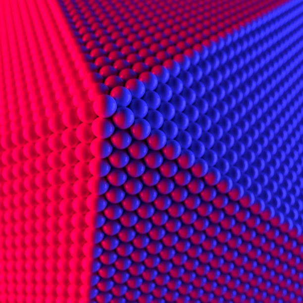 抽象的线条和球体结构。详细的几何装饰。幻想的分形结构。3d渲染，霓虹灯图片下载