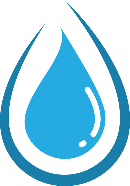 水滴标志模板图片下载