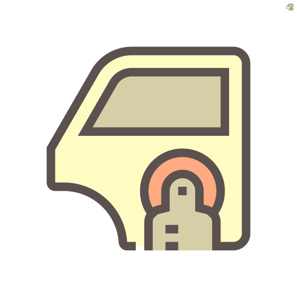 汽车颜色和涂层修复工作图标设计图片下载