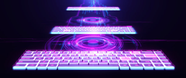 抽象的虚拟键盘图片下载