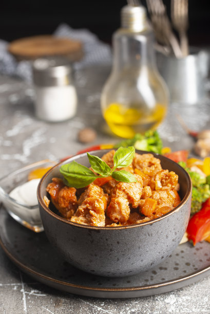 鸡在碗里图片下载