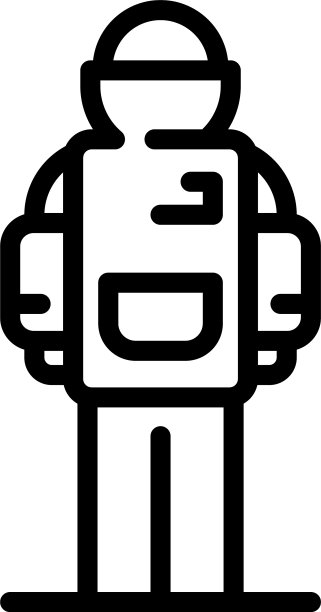 狗处理图标轮廓风格图片下载