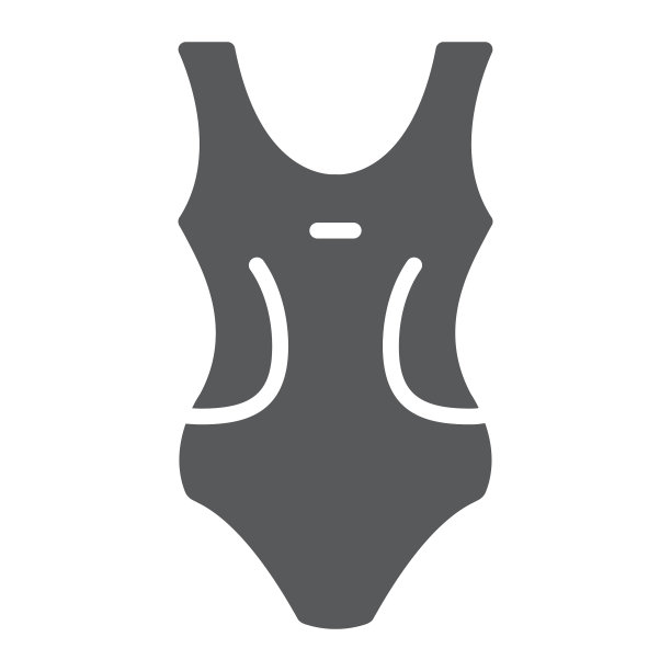 泳衣字形图标夏天和海滩图片下载