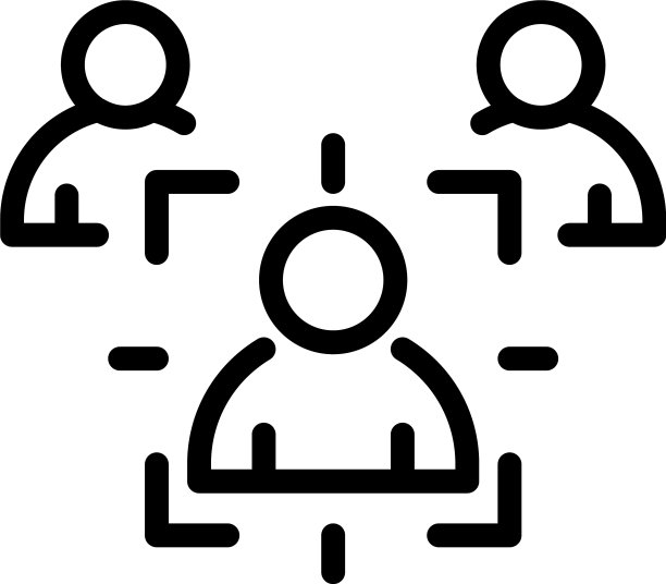 男子个人警卫图标轮廓风格图片下载