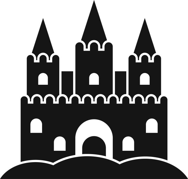 沙宫图标简约风格图片下载