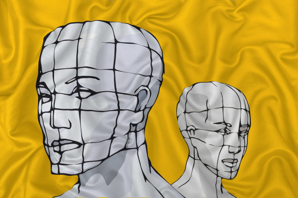 虚拟头半机械人设计图片下载