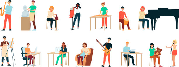 设置职业和hobartists男人和女人图片下载