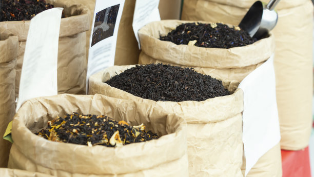 干茶叶，各种花茶，花草茶图片下载