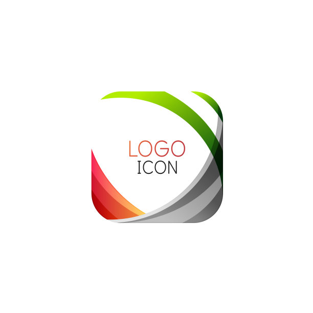 商业时尚几何方形Logo设计图片下载