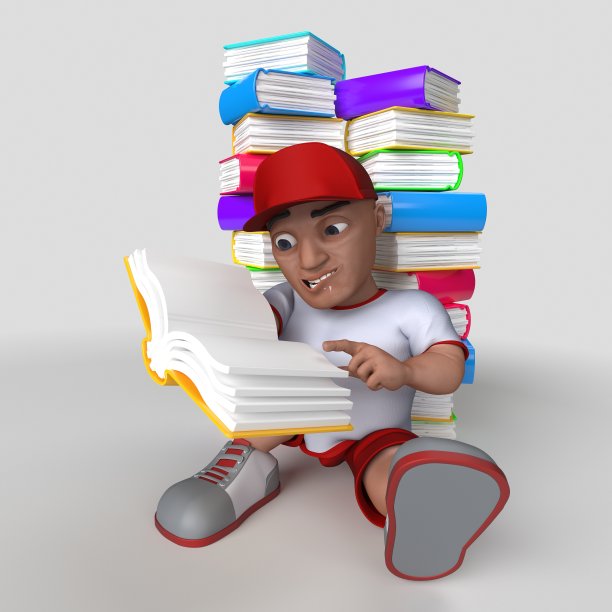 3D运动卡通人物图片下载