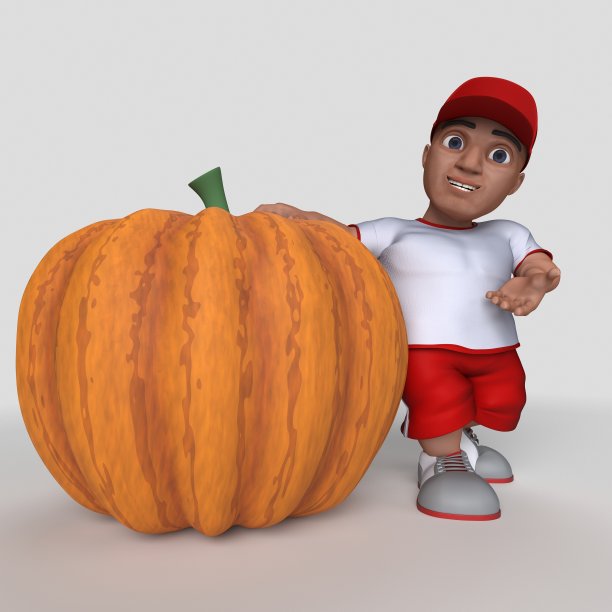 3D运动卡通人物图片下载