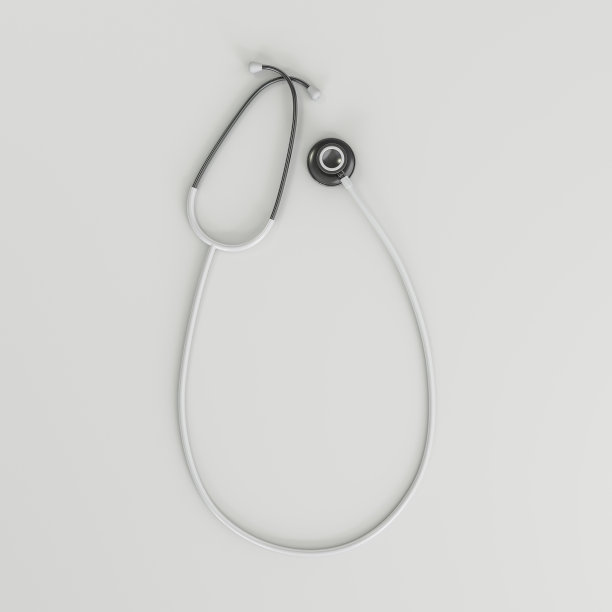白色的听诊器图片下载