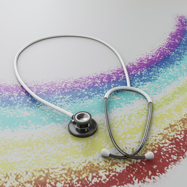 白色的听诊器图片下载