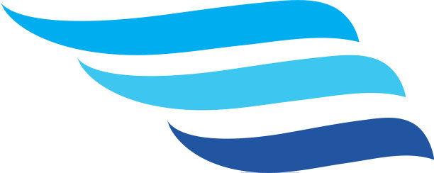 翼鸟标志模板图片下载