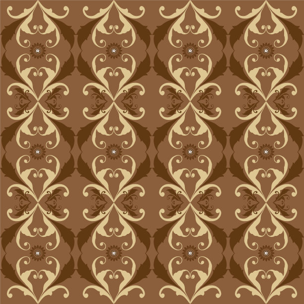 独特的印尼蜡染花图案图片下载