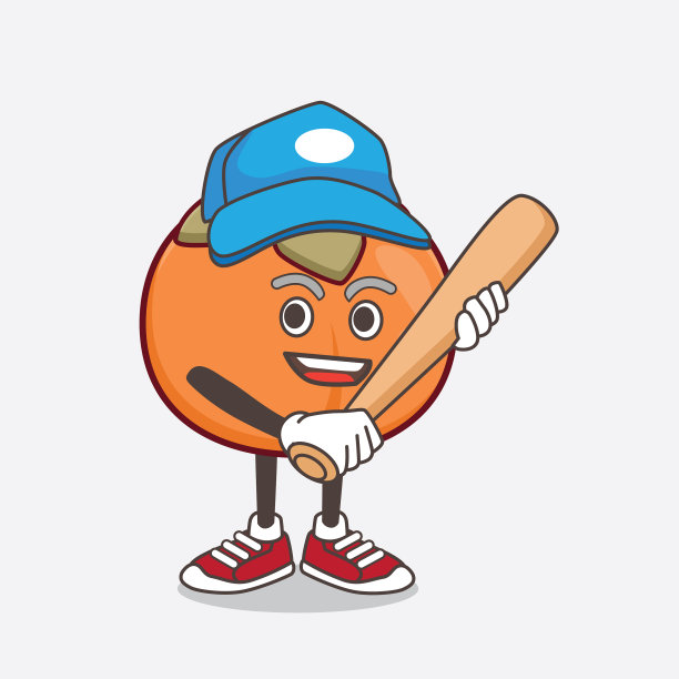 柿子水果卡通人物扮演图片下载