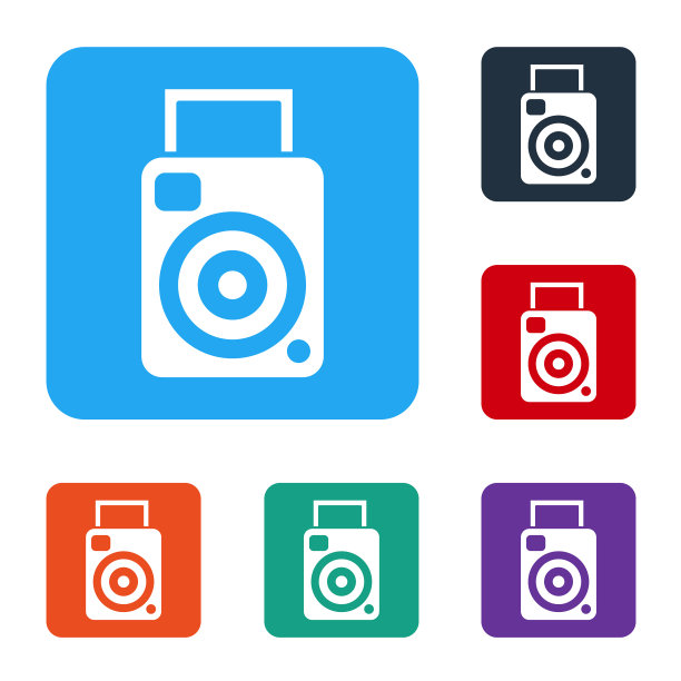 白色照片相机图标孤立在白色图片下载