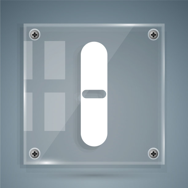 白色指甲文件图标孤立在灰色背景图片下载