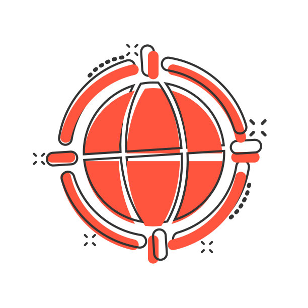 地球行星图标在漫画风格的地球地理图片下载